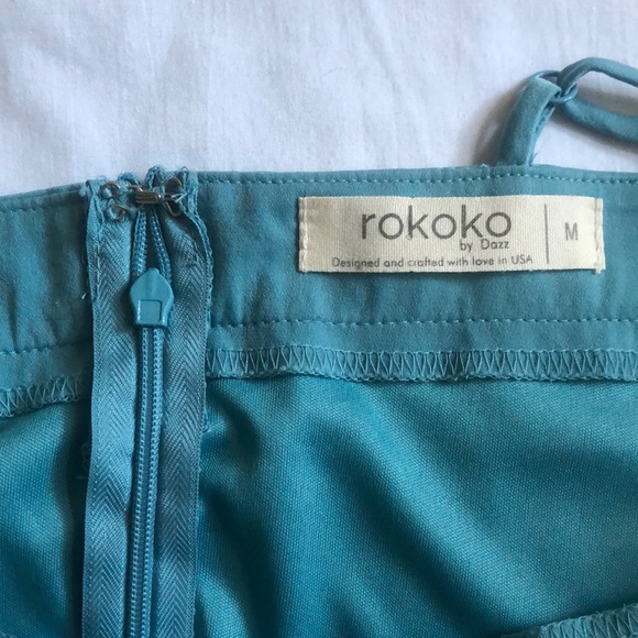 Rokoko by Dazz Blue Midi Dress - Picture 3 of 10